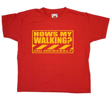 Hows My Walking Kids Graphic T-Shirt 8Ball